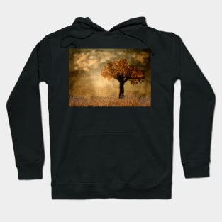 Lone Tree In Autumn Hoodie